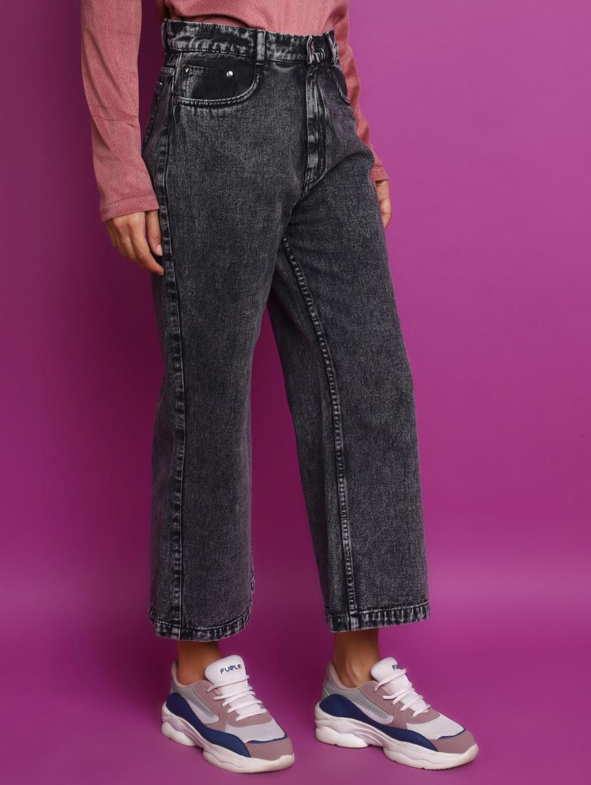 women's plain straight fit jeans - 20594958 -  Standard Image - 1