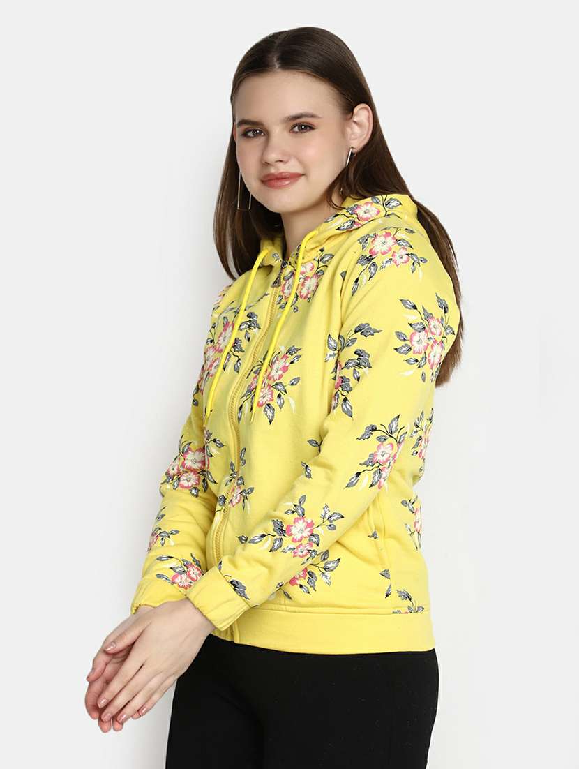 women all over print hooded sweatshirt - 20595035 -  Standard Image - 1
