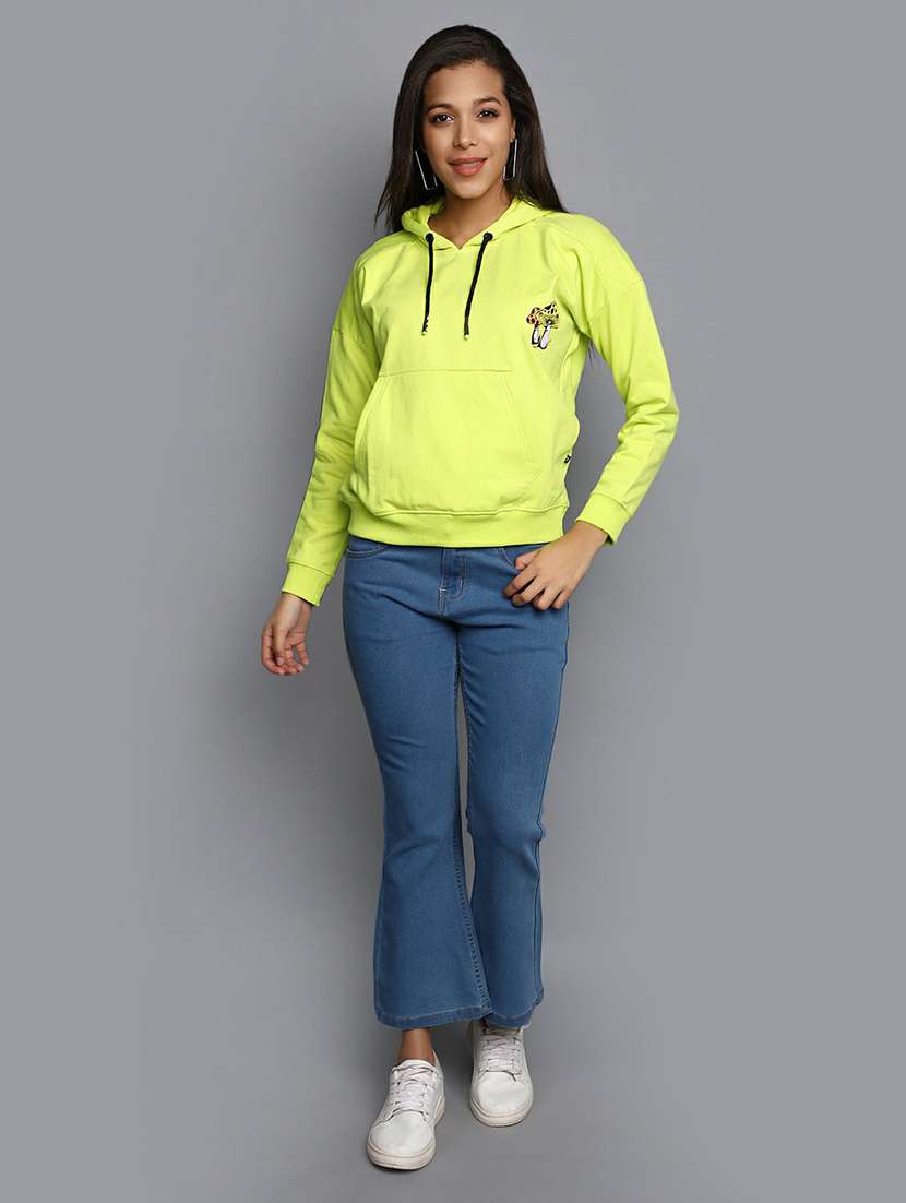 women back print hooded sweatshirt - 20595037 -  Standard Image - 4