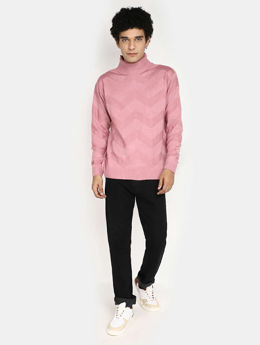 men self design long sleeve regular fit pullover  - 20595125 -  Standard Image - 4