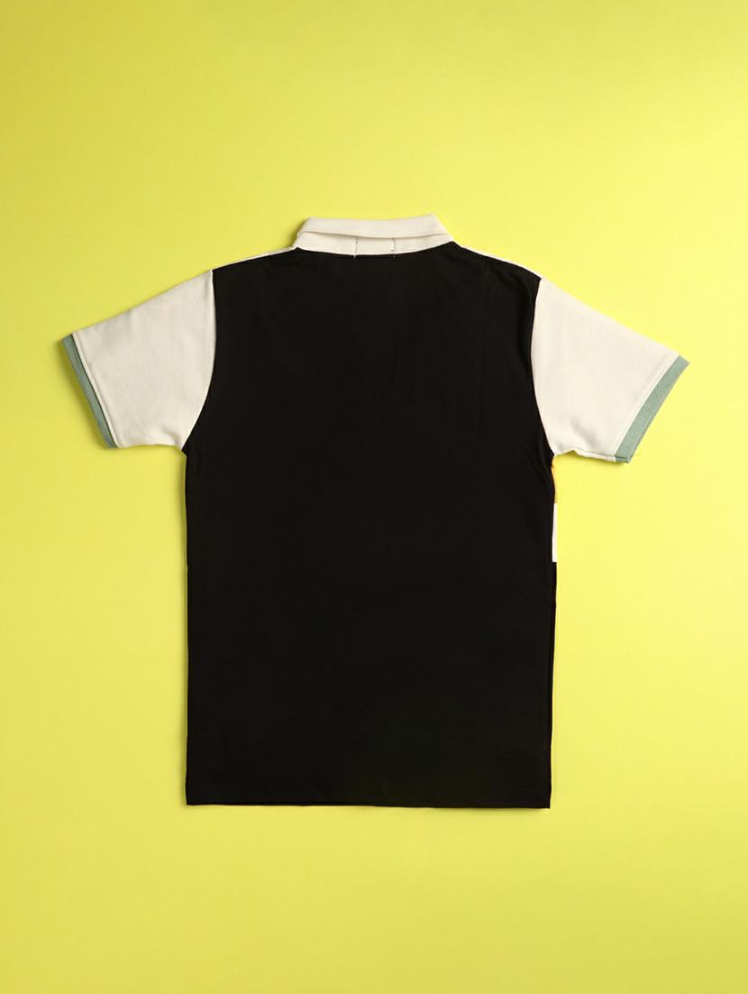 kids colourblocked front print t-shirt - 20595206 -  Standard Image - 1