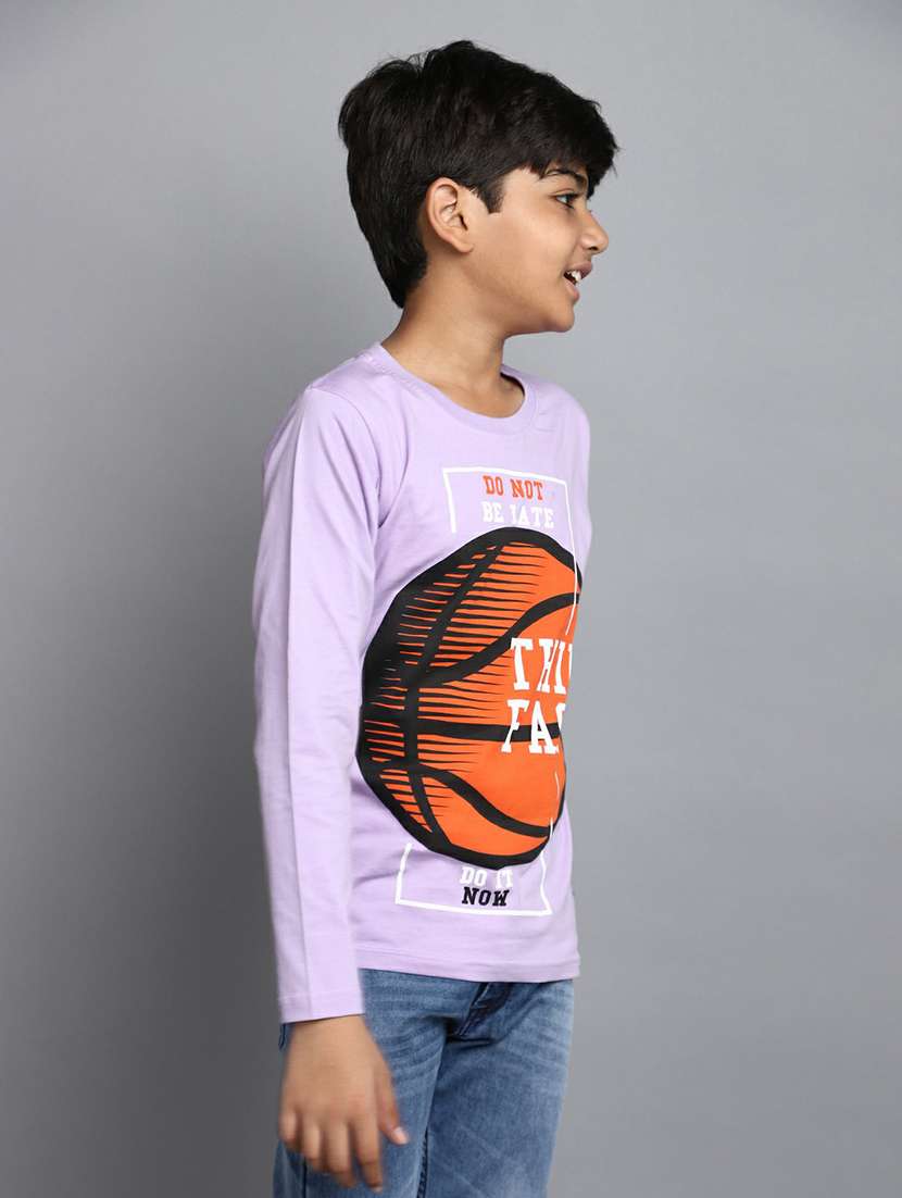 boys front graphic printed t-shirt - 20595243 -  Standard Image - 1