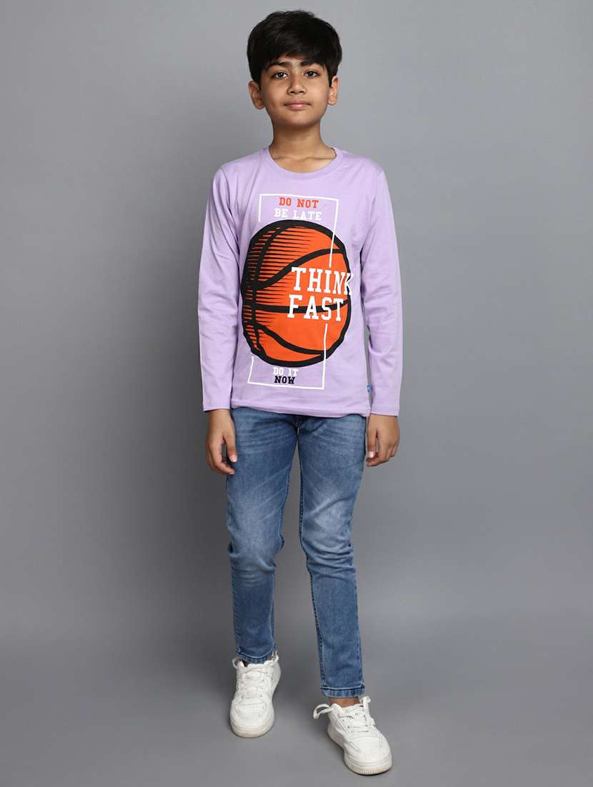 boys front graphic printed t-shirt - 20595243 -  Standard Image - 4