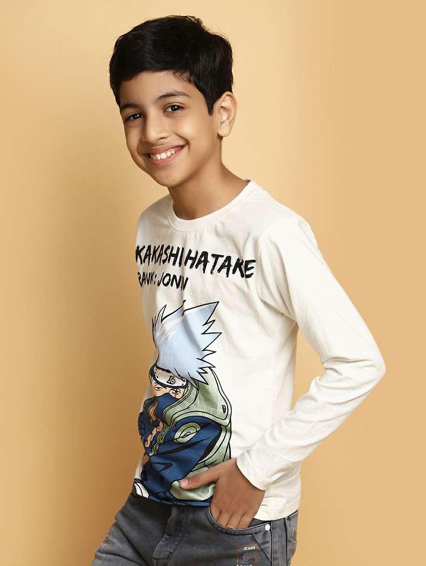 boys cream graphic t-shirt - 20595288 -  Standard Image - 1