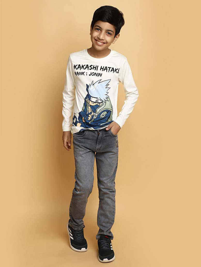 boys cream graphic t-shirt - 20595288 -  Standard Image - 4
