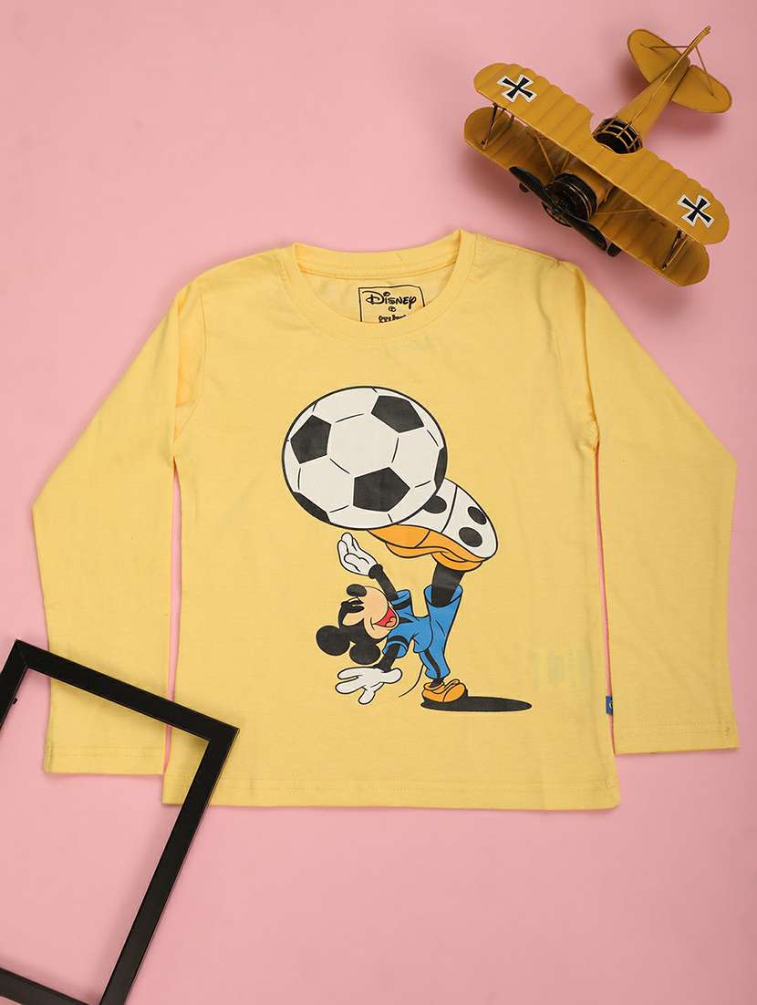 boys round neck graphic full sleeve t-shirt