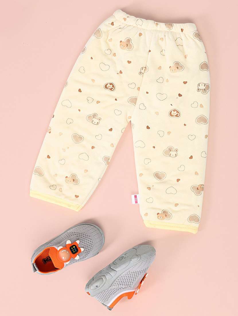 boys beige printed regular trouser - 20595569 - Standard Image - 1