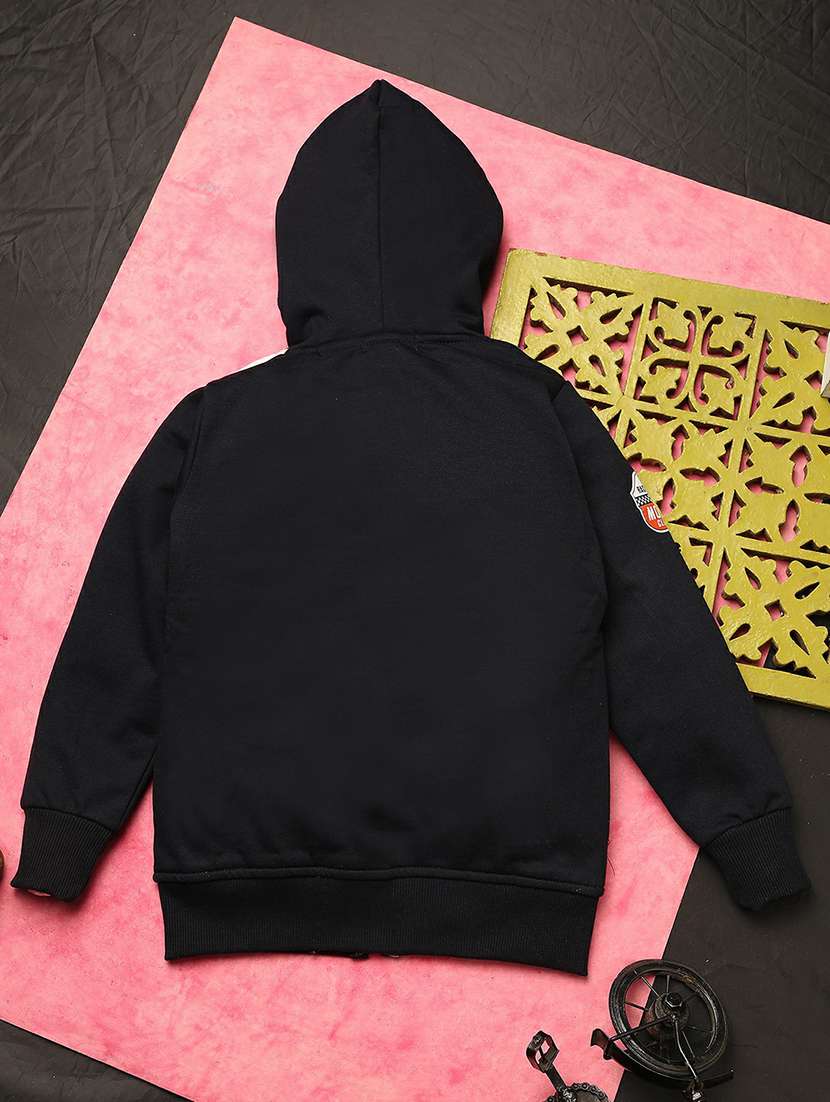 color blocked hooded zipper sweatshirt - 20595818 - Standard Image - 1