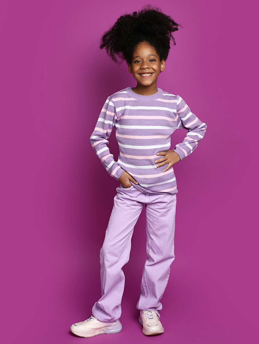 girls multi colored striped sweater - 20595961 -  Standard Image - 4