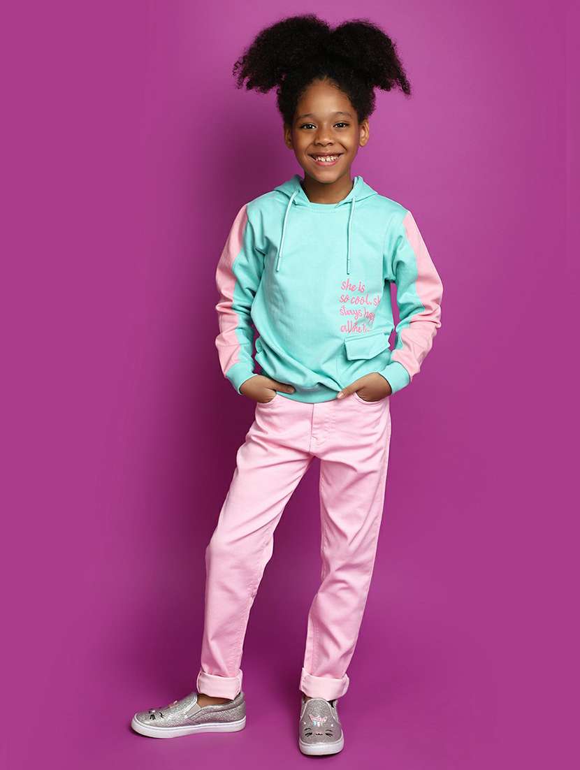 kids sleeves taped detailed hooded sweatshirt - 20596016 - Standard Image - 4