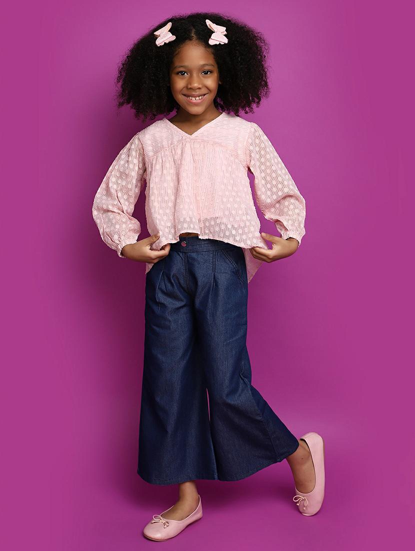 girls v-neck top - 20596130 - Standard Image - 4