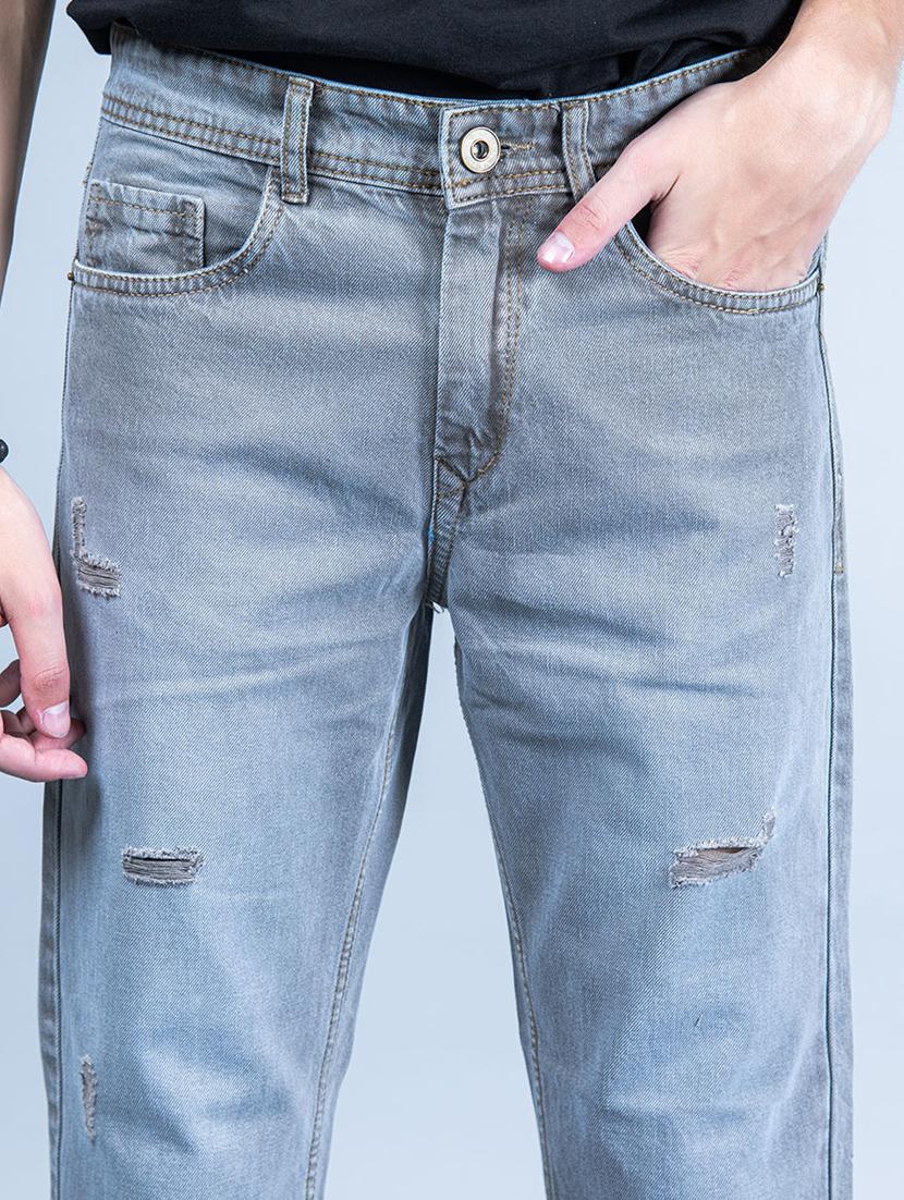 mens straight fit plain jeans - 20596729 - Standard Image - 4