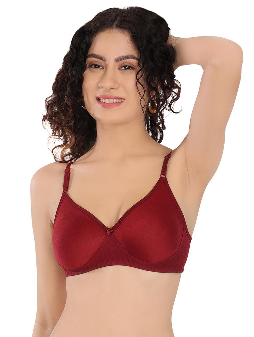women pack of 3 solid t-shirt bra - 20596824 - Standard Image - 1