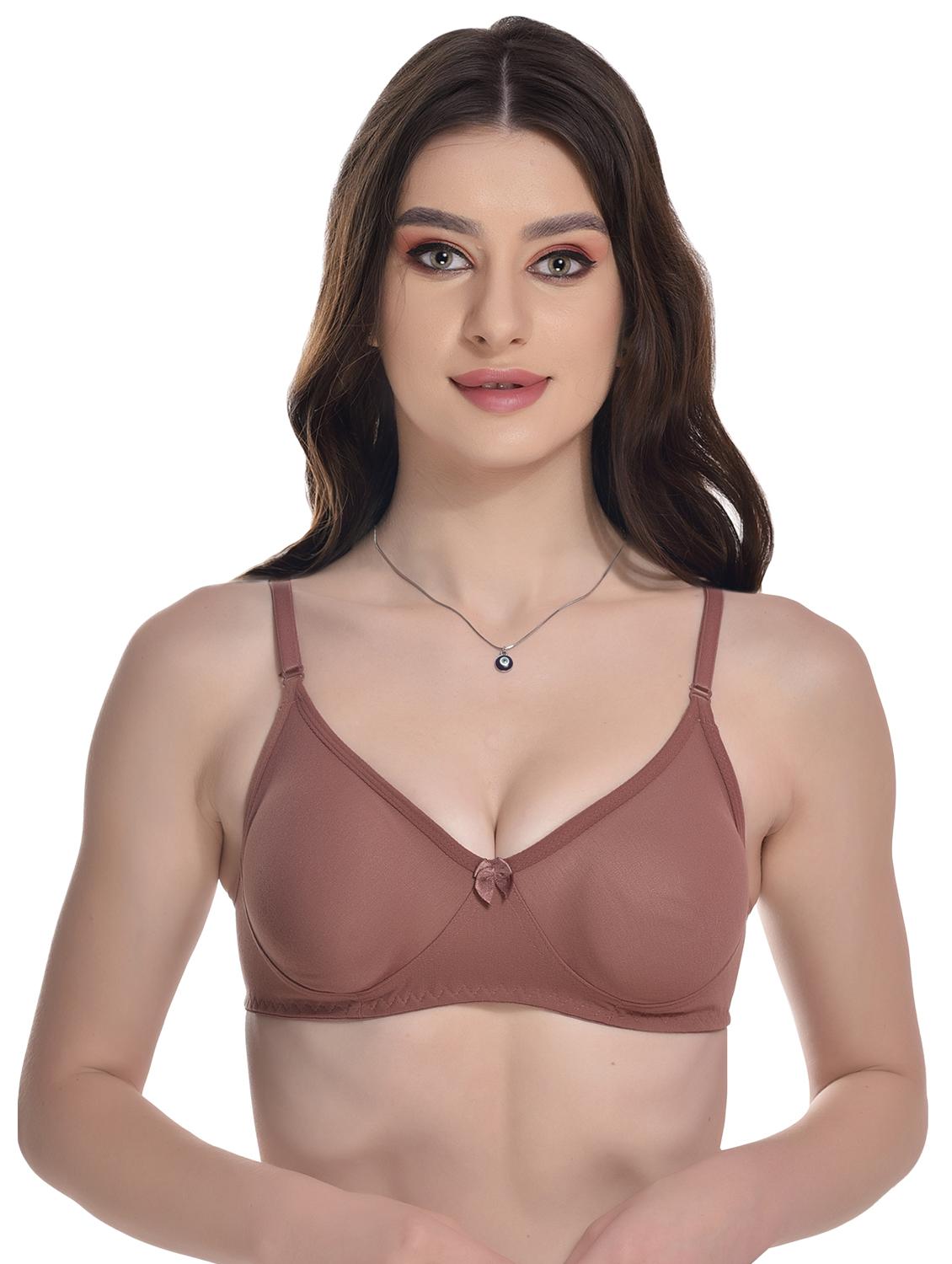 women pack of 3 solid t-shirt bra - 20596832 - Standard Image - 1