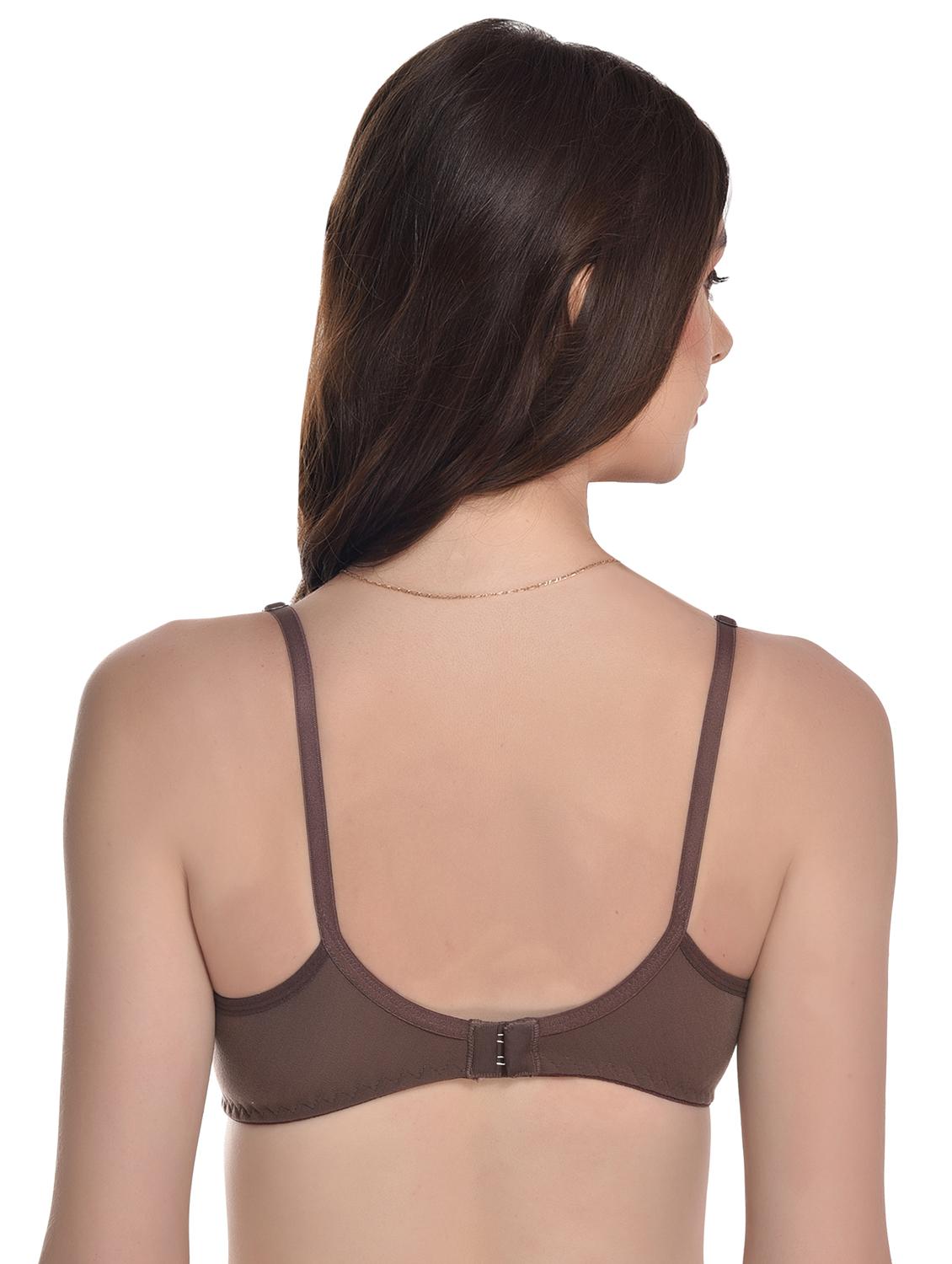 women pack of 3 solid t-shirt bra - 20596834 - Standard Image - 1