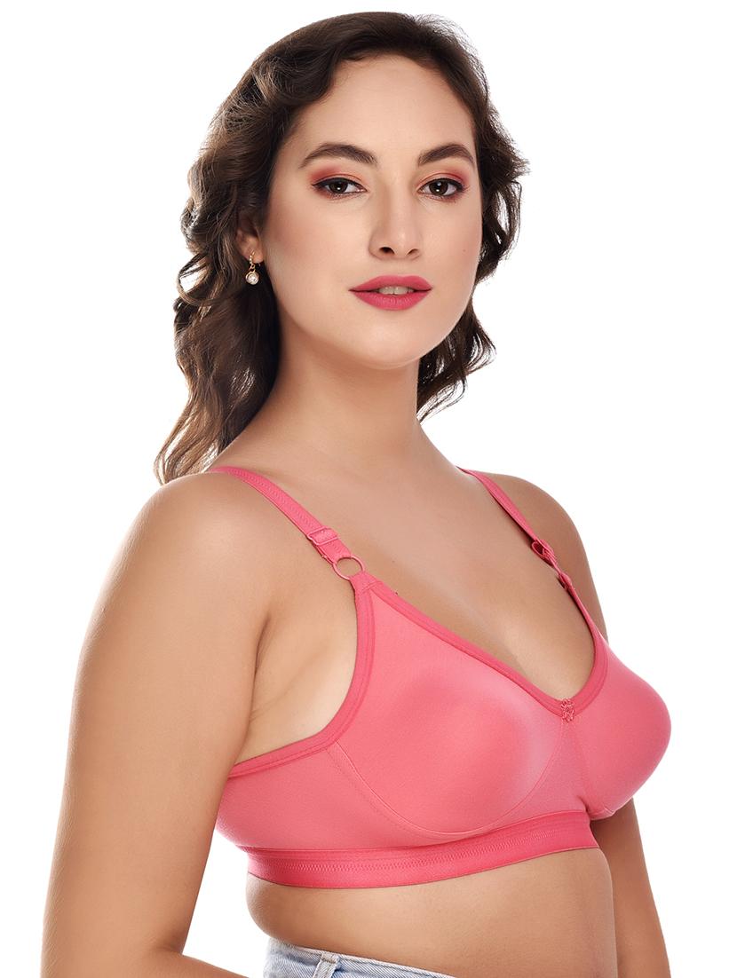 women solid full coverage bra - 20596955 - Standard Image - 1