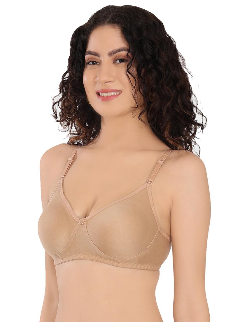 women solid full coverage bra - 20596968 - Standard Image - 1