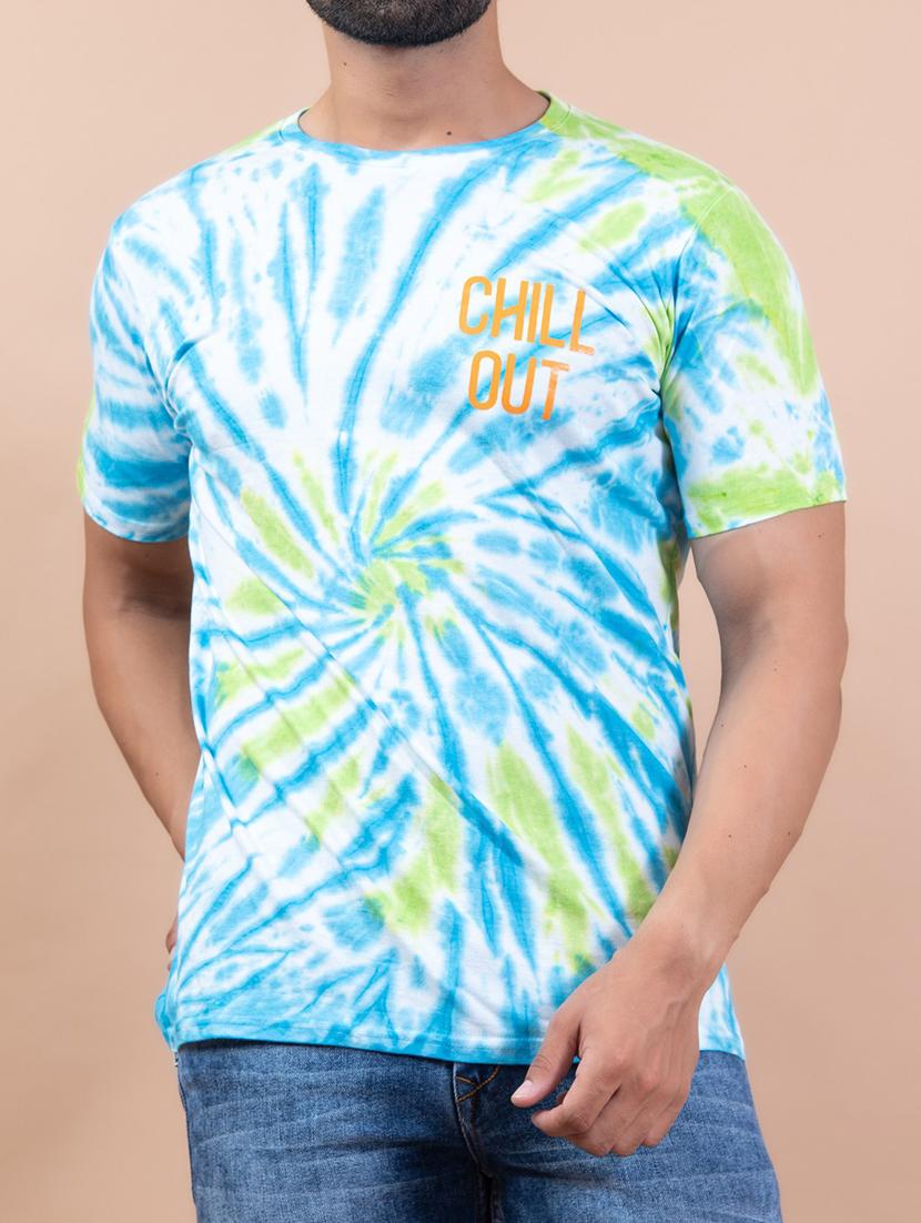 men tie & dye cotton t-shirt - 20597217 - Standard Image - 1