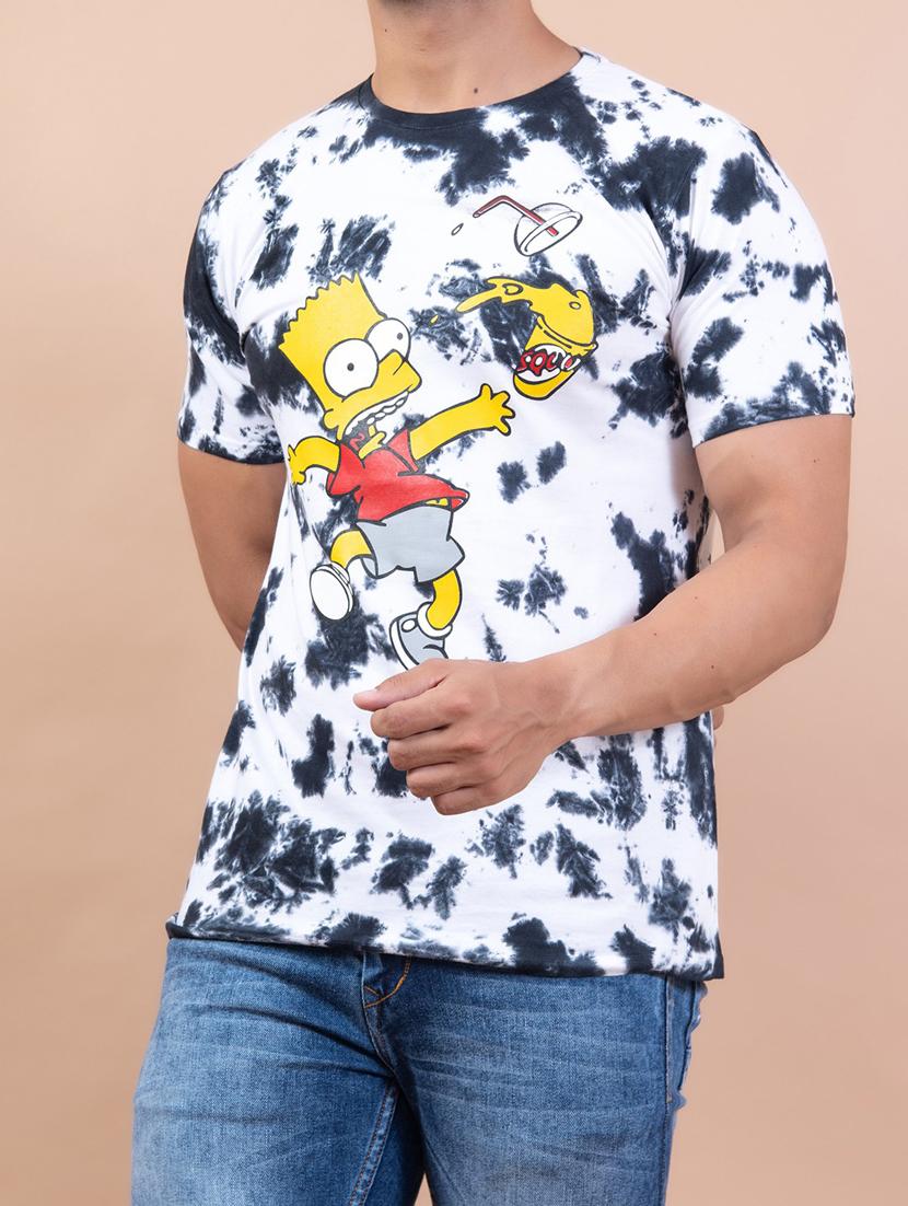 men tie & dye cotton t-shirt - 20597218 - Standard Image - 1