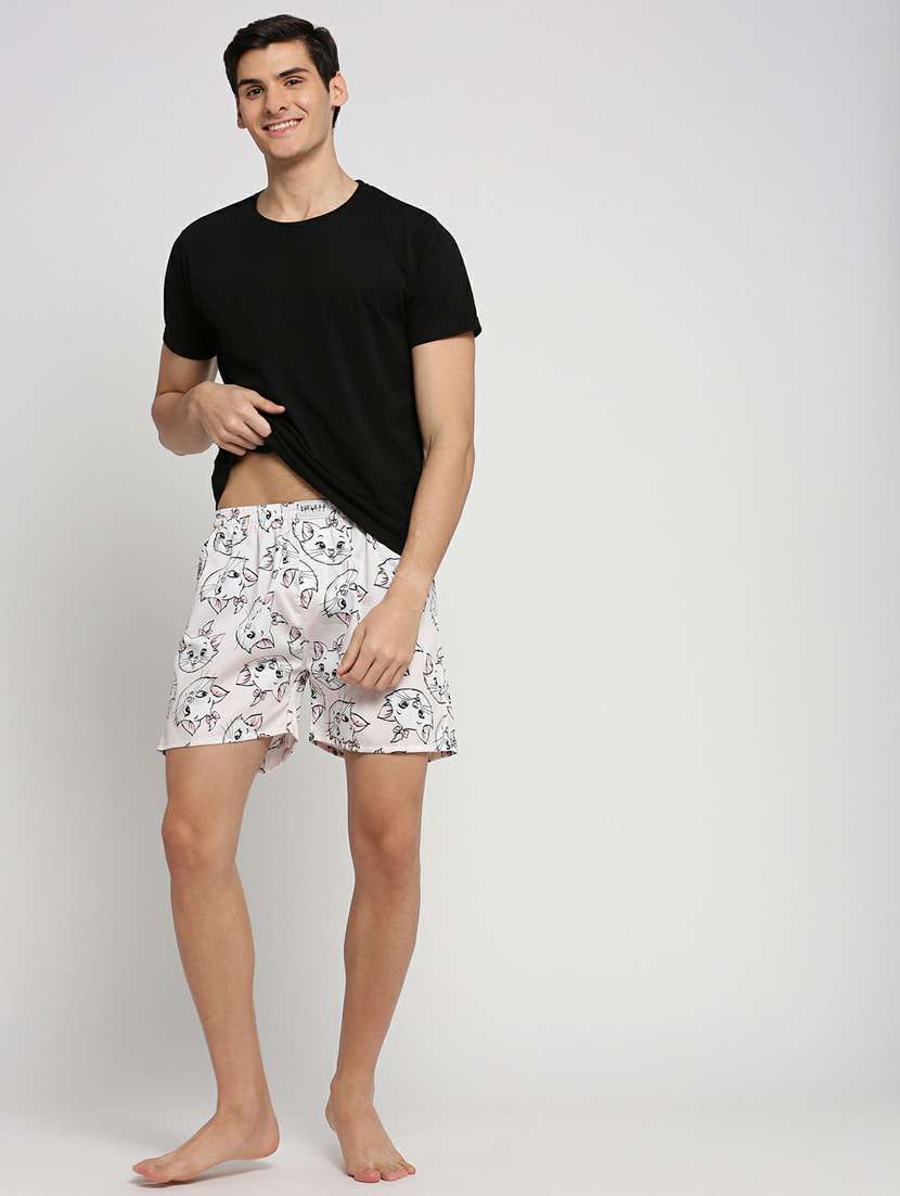 pink quirky printed cotton blend boxer - 20597949 -  Standard Image - 4