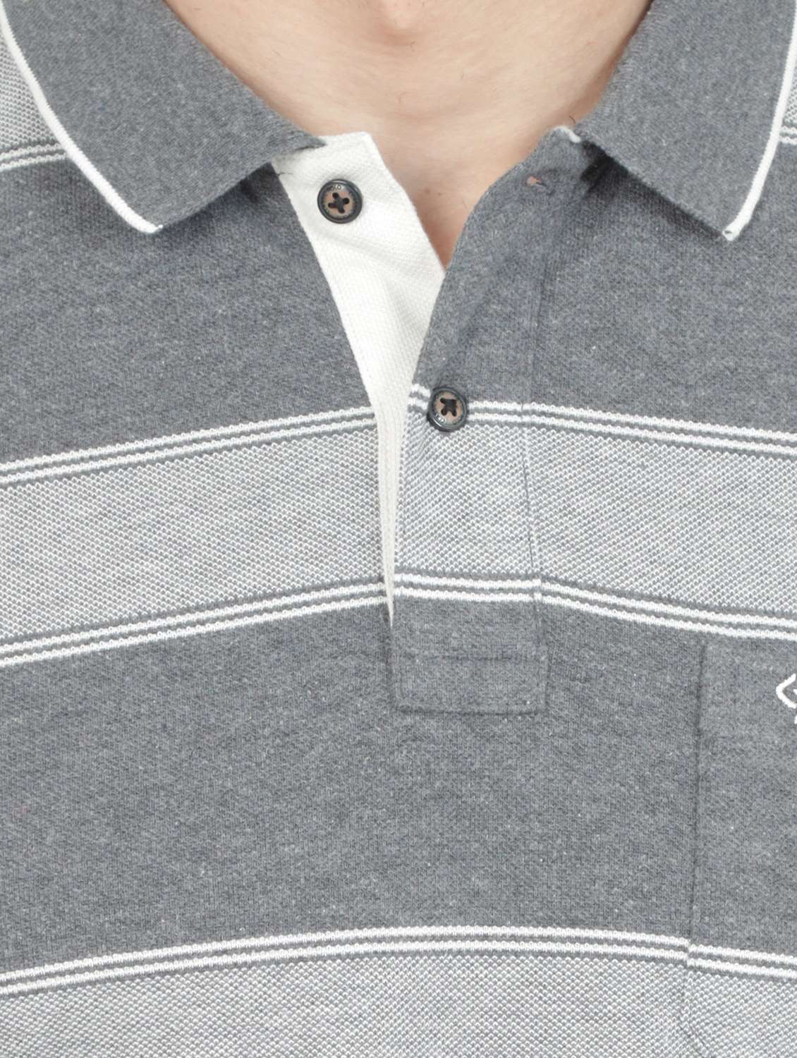 men polo neck striped t-shirt - 20598388 - Standard Image - 4