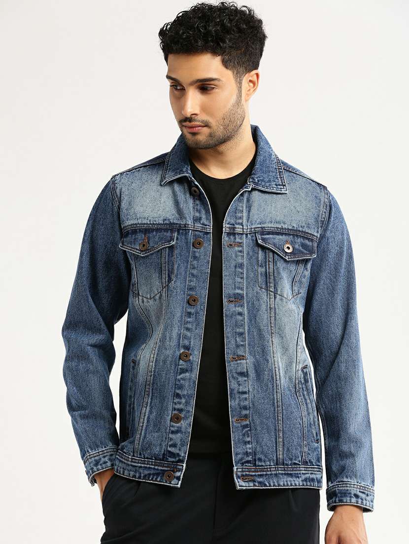blue denim jacket