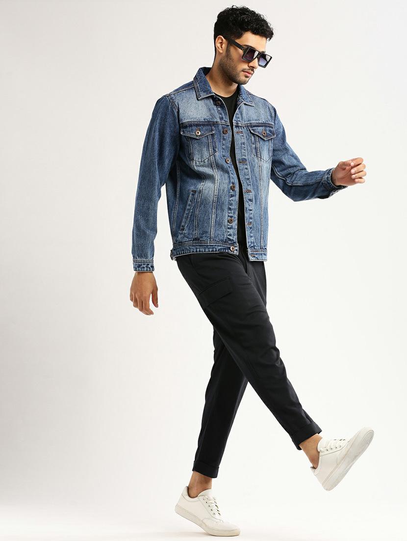 blue denim jacket - 20598535 - Standard Image - 4