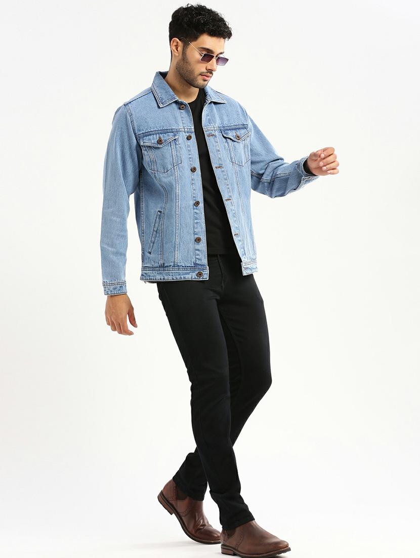 blue denim jacket - 20598536 - Standard Image - 4