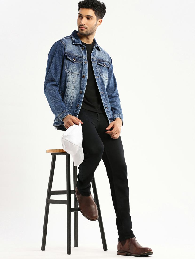 blue denim jacket - 20598541 - Standard Image - 4