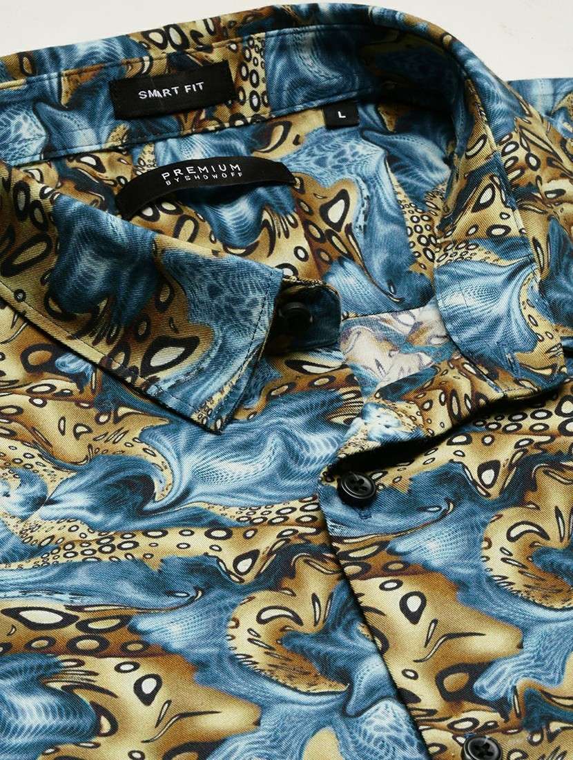 multi colored cotton blend casual shirt - 20598678 - Standard Image - 6