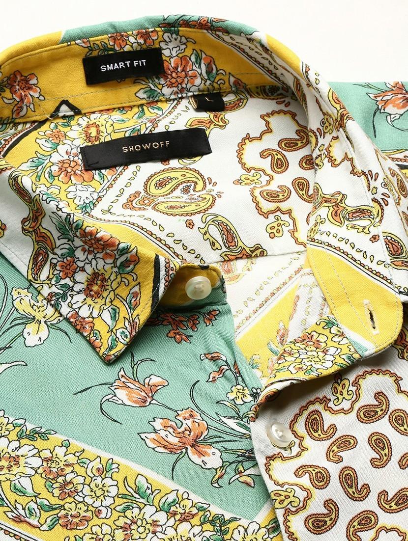 multi colored cotton blend casual shirt - 20598812 - Standard Image - 6