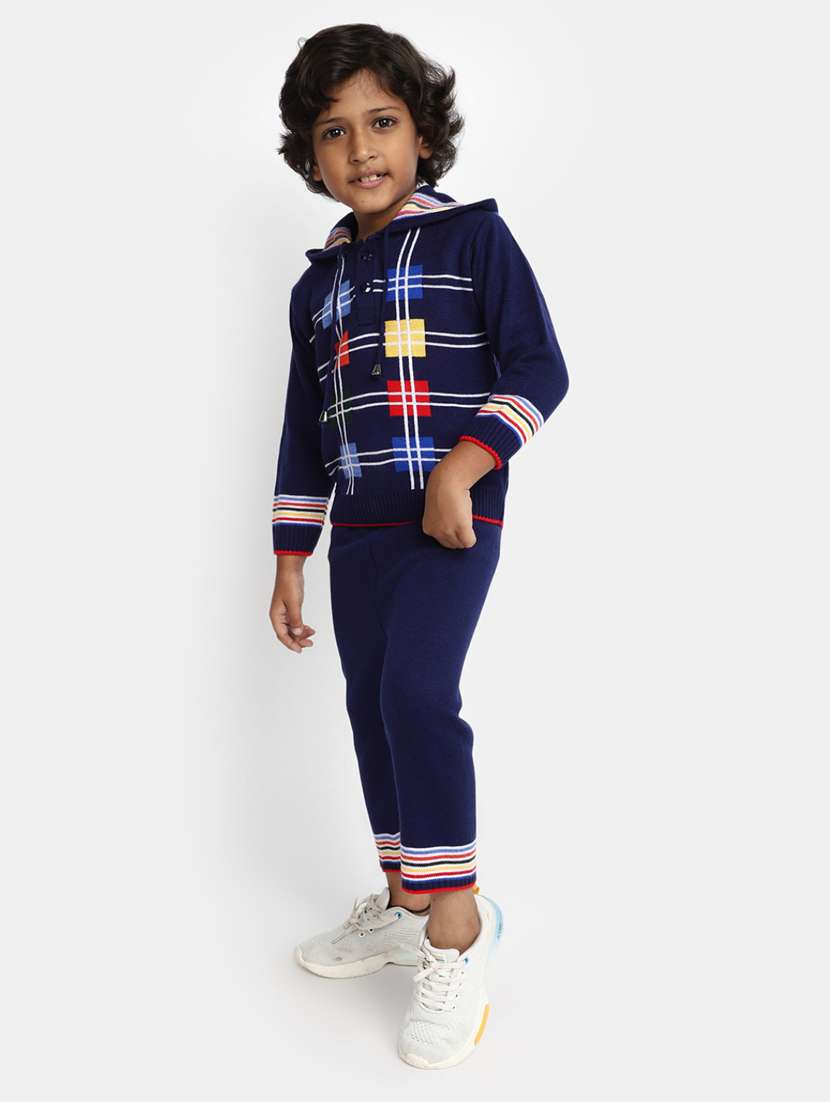 blue cotton suit sets twin & dungree - 20599122 -  Standard Image - 1