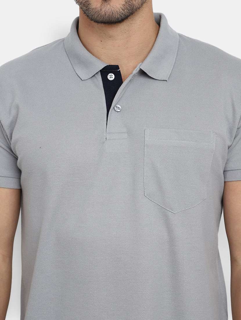 men solids short sleeves t-shirt - 20599659 -  Standard Image - 4