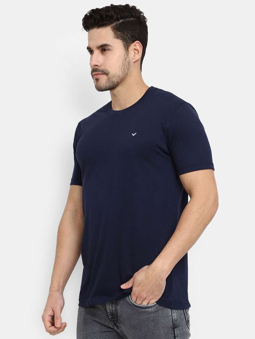 men solids short sleeves t-shirt - 20599789 -  Standard Image - 1
