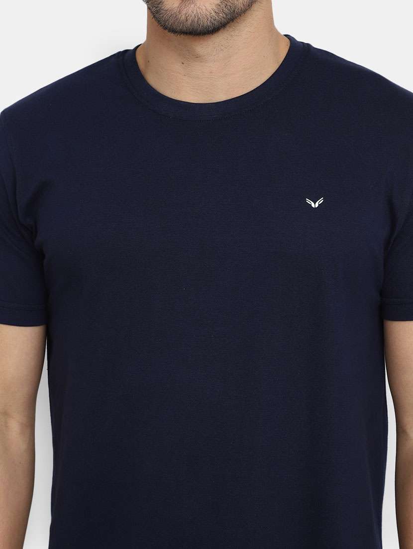 men solids short sleeves t-shirt - 20599789 -  Standard Image - 4