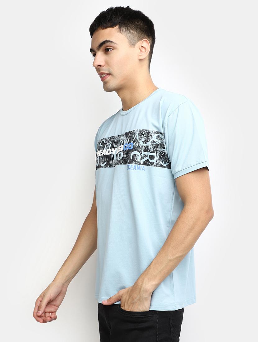 men round neck graphic regular t-shirt - 20599886 -  Standard Image - 1
