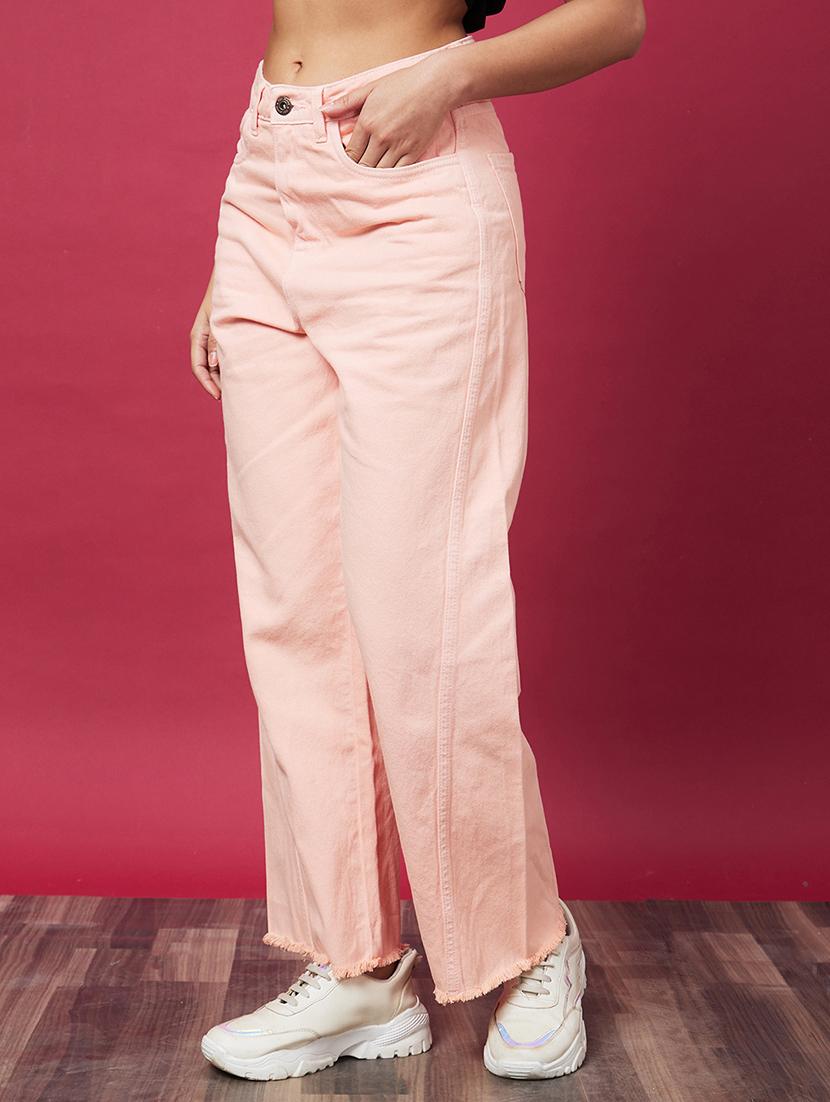 women's plain straight fit jeans - 20600216 -  Zoom Image - 0