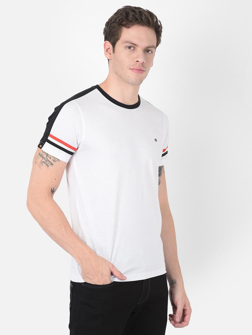 man round neck solid t-shirt - 20601420 -  Standard Image - 1