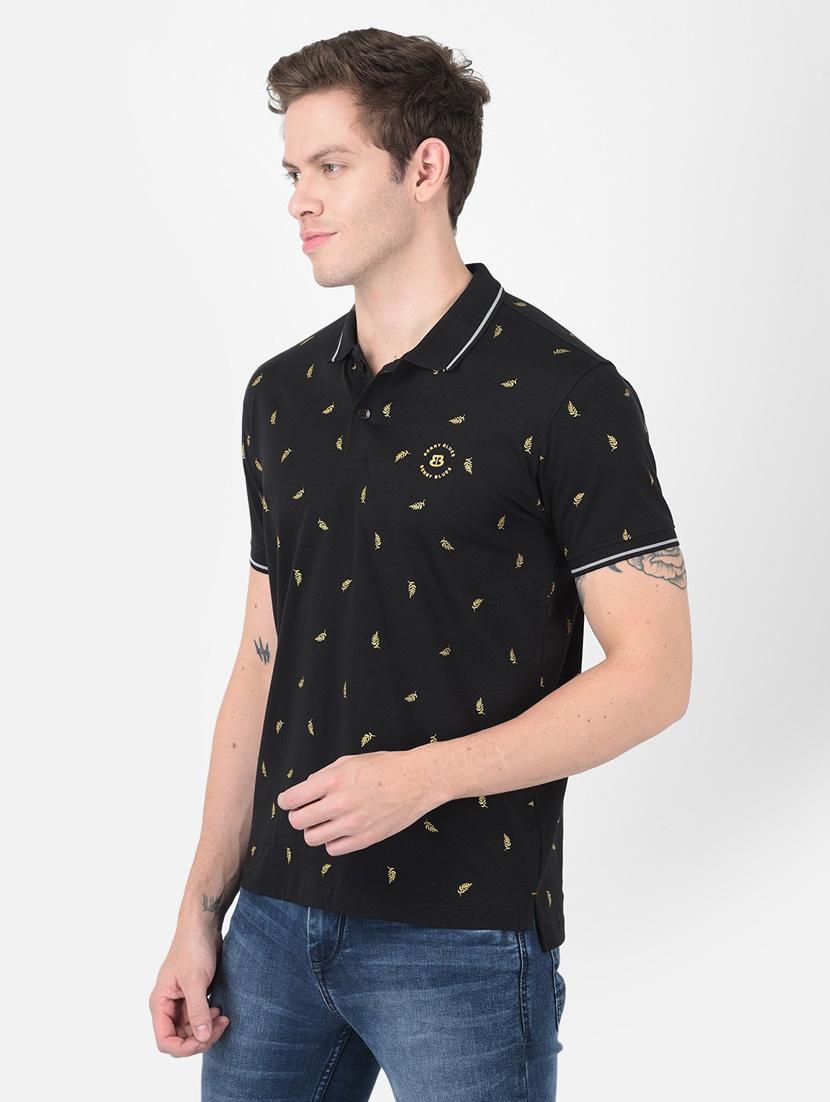man leaf print t-shirt - 20601432 - Standard Image - 1