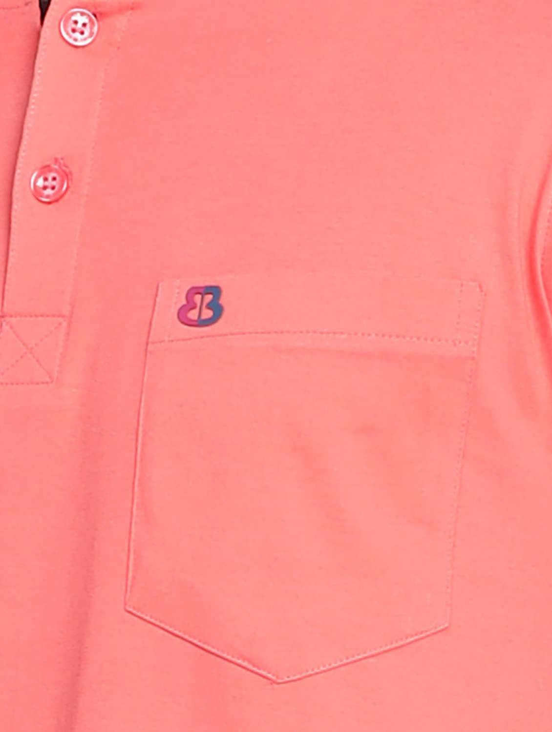 pink plain short sleeve t-shirt - 20601470 -  Standard Image - 4