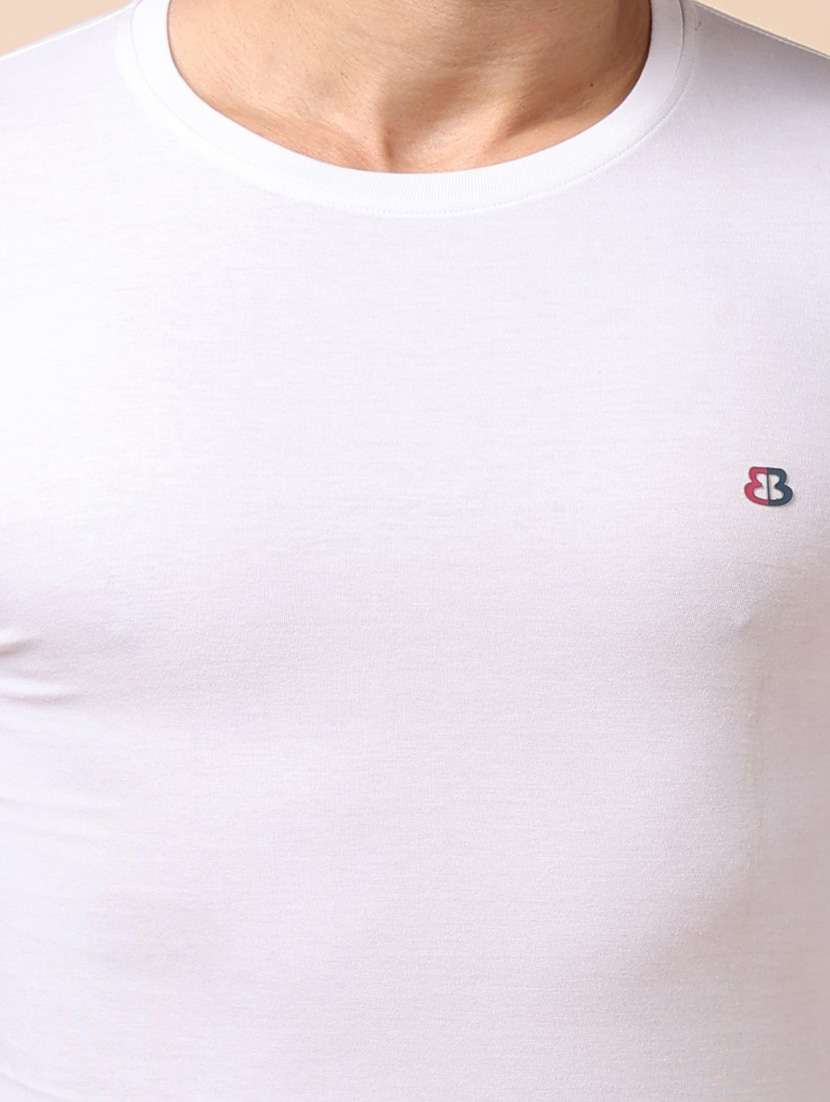 white plain long sleeve t-shirt - 20601481 - Standard Image - 4