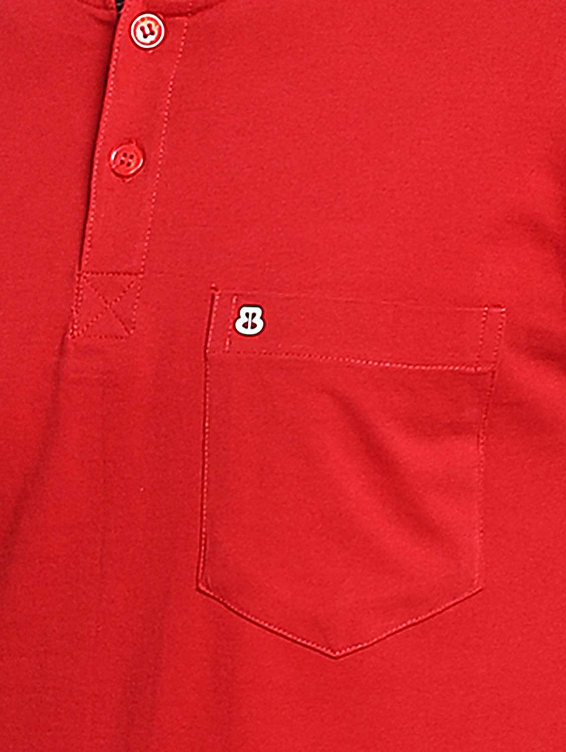 red plain short sleeve t-shirt - 20601492 -  Standard Image - 4