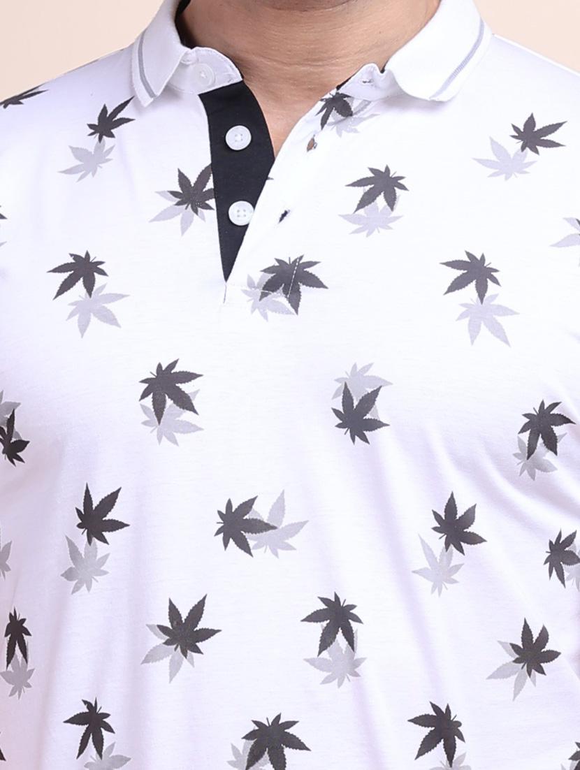 man leaf print t-shirt - 20601515 - Standard Image - 4