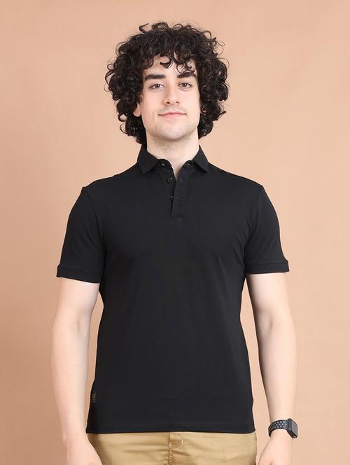 man polo neck t-shirt - 20601572 - Standard Image - 0