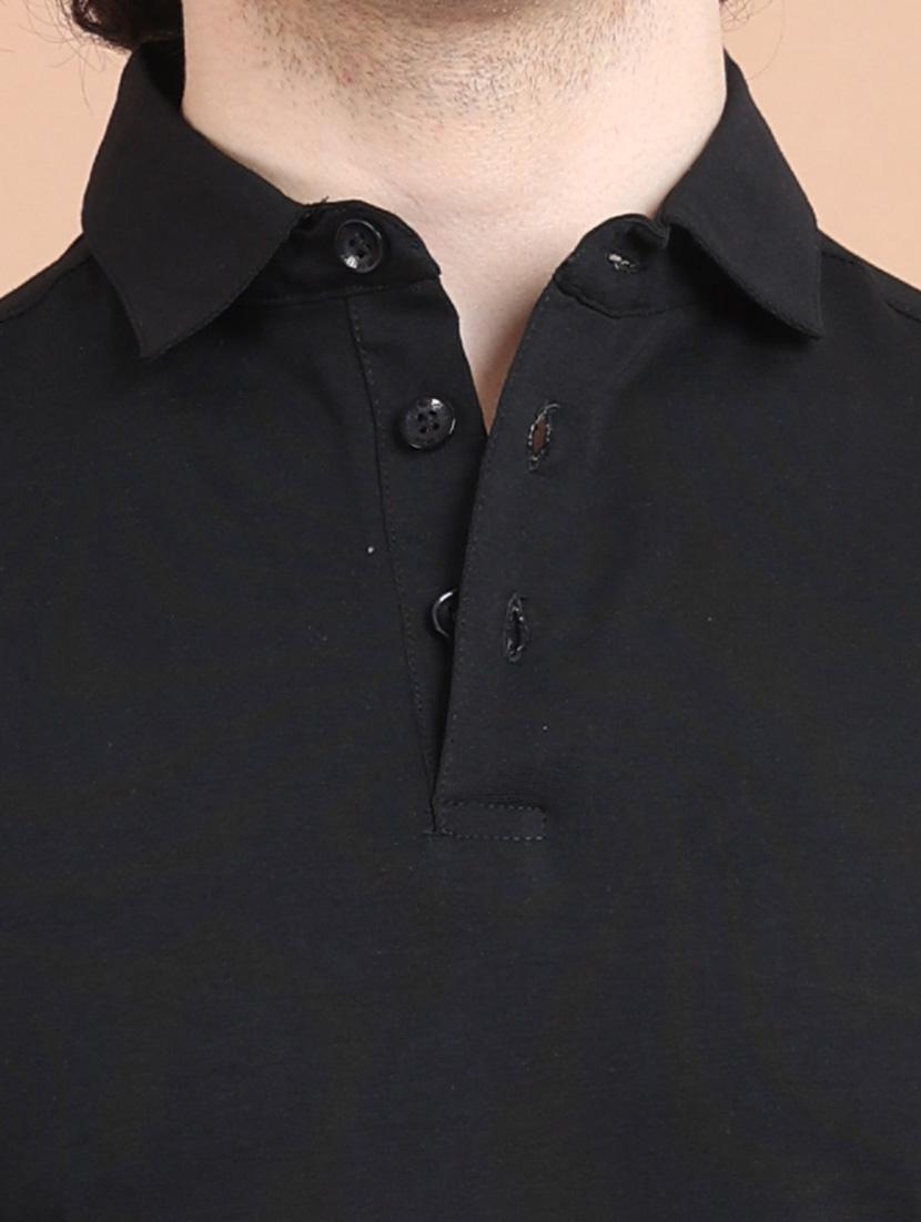 man polo neck t-shirt - 20601572 - Standard Image - 4