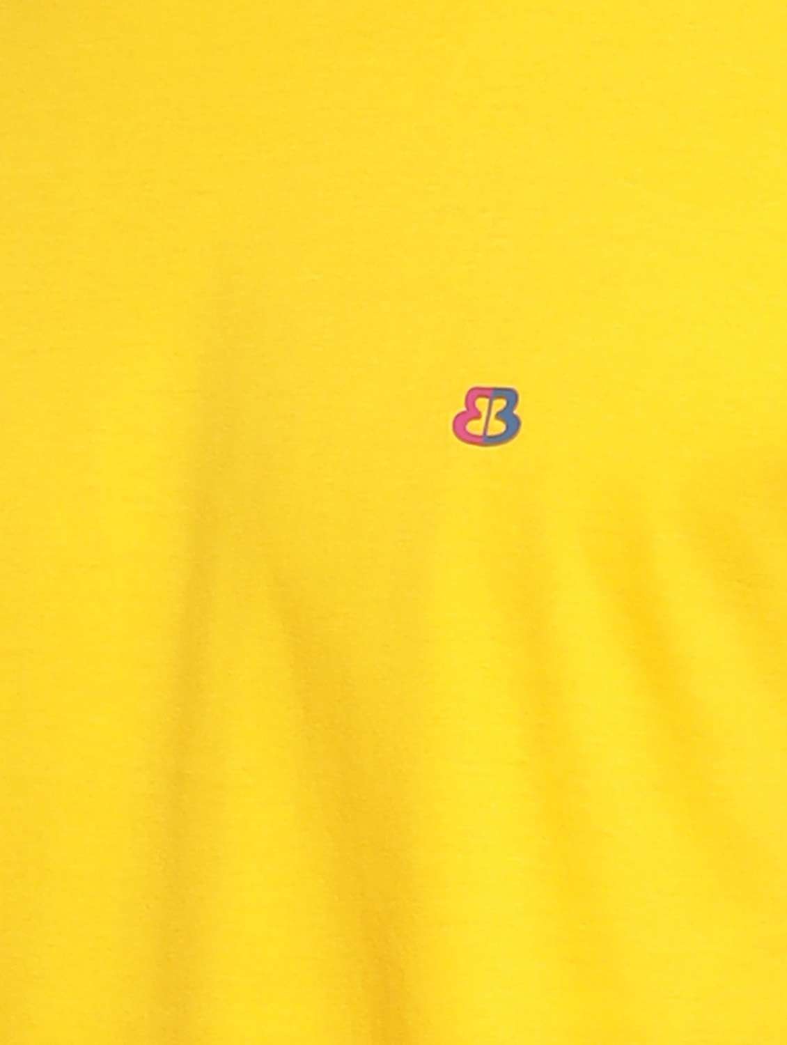 yellow plain short sleeve t-shirt - 20601591 -  Standard Image - 4