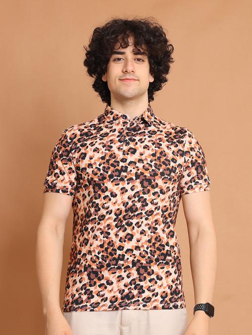 multi colored printed short sleeve t-shirt - 20601664 - Standard Image - 0