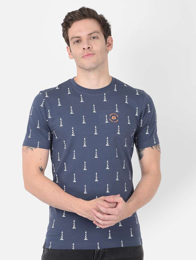 man printed t-shirt
