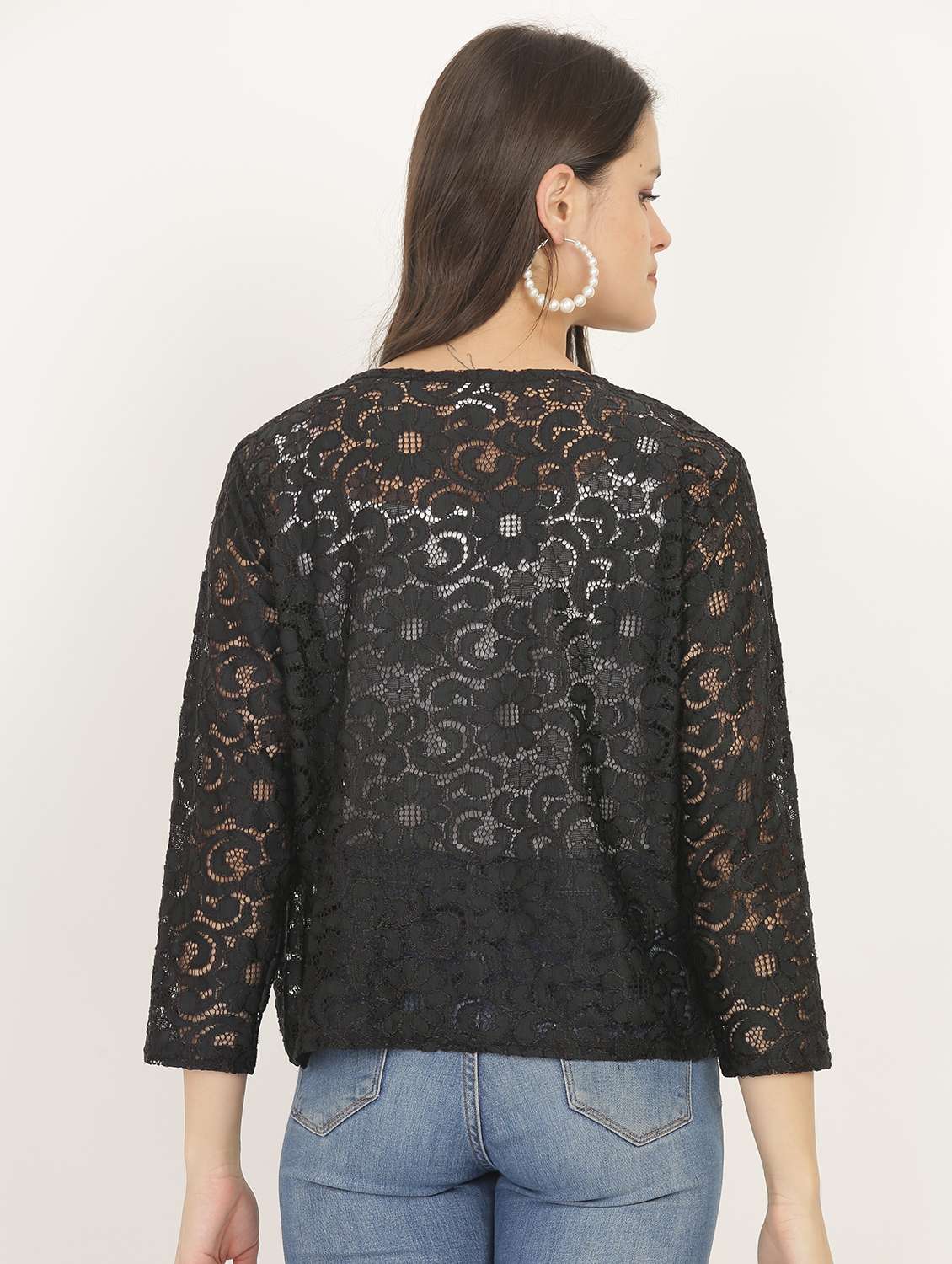 women lace detailed shrug - 20602255 -  Standard Image - 1