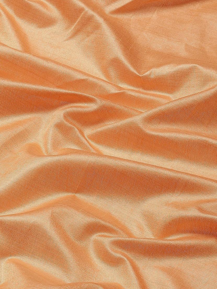 orange self design assam silk saree with blouse - 20604296 - Standard Image - 4